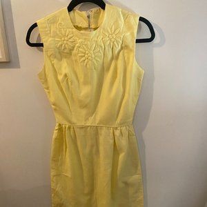 1950s Yellow Dress